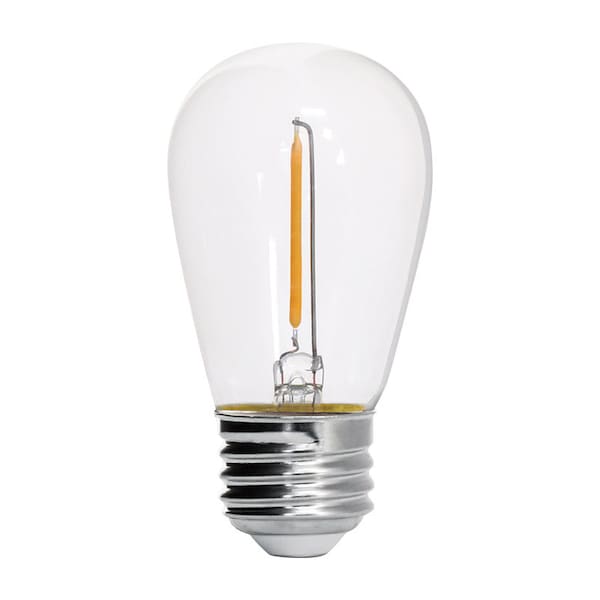 Feit Electric Feit S14 E26 (Medium) LED Bulb Warm White 11 Watt Equivalence 4 pk S14/822/FILED/4 - main